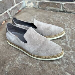 Vince Dillon Suede Espadrille Slip On Sneakers Sz 6.5